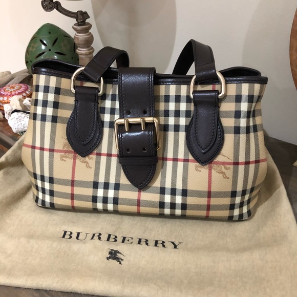 Burberry Haymarket Eden Tote